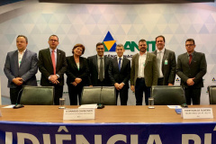 O presidente da Coordenação da Região Metropolitana de Curitiba ? Comec, Gilson Santos, participou nesta quinta-feira (27) de uma audiência pública na sede da Agência Nacional de Transportes Terrestres ? ANTT, em Brasília.  -  Foto: Divulgação Comec