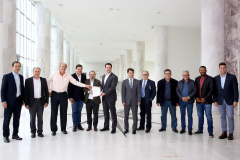 Governador Carlos Massa Ratinho Junior durante reunião com executivos da Klabin  -  Curitiba, 02/07/2019  -  Foto: Jaelson Lucas/ANPr