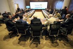 O governador em exercício Darci Piana reunido com o secretariado de Governo.Curitiba, 16-07-19.Foto: Arnaldo Alves / ANPr.