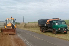 Trecho da PR-542 terá serviços de conservação retomados. Foto:DER