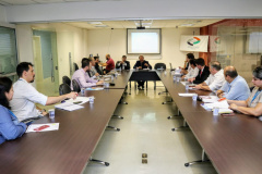 Tomaram posse nesta semana os novos membros do Conselho de Administração dos Portos do Paraná (Consad). O colegiado é responsável pela orientação geral dos negócios da empresa pública e composto por cinco integrantes. Foto: Claudio Neves/Portos do Paraná