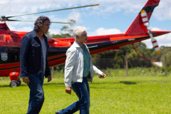 produção do filme  "Franco no trem do medo", do cineasta Talício Sirino, realizada com o edital 2017. Foto:Divulgação/SECC