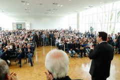 O governador Carlos Massa Ratinho Junior lançou nesta terça-feira (3), no Palácio Iguaçu, o Programa de Apoio ao Cooperativismo da Agricultura Familiar no Paraná - Coopera Paraná