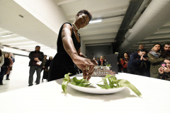 Homenagens ao Dia da Mulher Negra Latino-Americana e Caribenha e ao Dia Nacional Tereza de Benguela e da Mulher Negra e abertura da exposição "Ero Ere: negras conexões" do Museu de Arte Contemporânea do Paraná(MAC-PR).Curitiba, 18 de julho de 2019.Foto: Kraw Penas/SECC