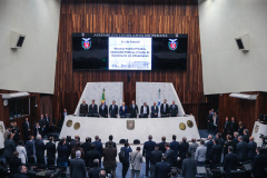 O governador Carlos Massa Ratinho Junior participa nesta segunda-feira (23), participou da audiência da Câmara dos Deputados para discutir com deputados federais e estaduais o novo marco regulatório das PPPs, concessões e fundos de infraestrutura
