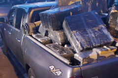 Mais de 1,5 tonelada de maconha é apreendida pela PM em Foz do Iguaçu. Foto: Divulgação/PMPR