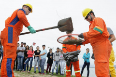 Portos formam agentes ambientais voluntários. Foto: Divulgação/Portos do Paraná