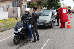 Curitiba, 25 de Setembro de 2019. Blitz Educativa Semana Nacional do Trânsito.