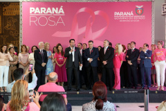 Governador Carlos Massa Ratinho Junior lança Projeto Parana Rosa.Foto Gilson Abreu/ANP
