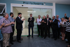 O governador Carlos Massa Ratinho Júnior inaugura nesta quarta-feira (16),   a reforma do pronto-socorro do Hospital São Vicente de Paulo, de Guarapuava (região central). Guarapuava, 16/10/2019 -  Foto: Geraldo Bubniak/AEN