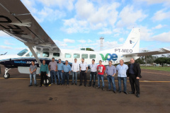 O Voe Paraná é o maior programa de aviação regional da Gol no País. Os trechos são operados em parceria com a empresa TwoFlex. O trajeto entre Campo Mourão e Curitiba deu início a este novo mapa aéreo no Estado, que conta com 67 novos voos semanais entre a capital e cidades do interior. Foto: Prefeitura de Campo Mourão