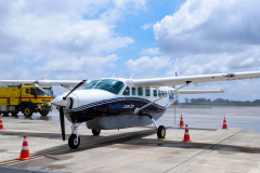 Os mais de 500 quilômetros que separam Curitiba de Cianorte, no Noroeste, agora podem sumir em pouco mais de 1h40 em uma viagem de avião. A partir desta quarta-feira (23), a cidade passou a receber três voos semanais do programa Voe Paraná, iniciativa do Governo do Estado em parceria com a Gol.Foto: Rodrigo Felix Leal