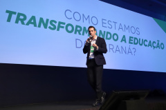 Secretário de Estado da EducaçãoRenato Feder  participa nesta quinta-feira (31),  do encontro de capacitação Governo 5.0 no Hotel Rafain Palace & Convention, em Foz do Iguaçu. Foz do Iguaçu, 31/10/2019.Foto: José Fernando Ogura/AEN