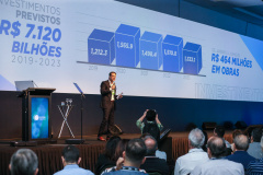 O diretor-presidente da Sanepar - Cláudio Stabile participa nesta sexta-feira (01),  do encontro de capacitação Governo 5.0 no Hotel Rafain Palace & Convention, em Foz do Iguaçu. Foz do Iguaçu, 01/11/2019 -  Foto: Geraldo Bubniak/AEN