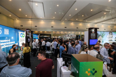 Stands das secretarias nesta quinta-feira (31),  no encontro de capacitação Governo 5.0 no Hotel Rafain Palace & Convention, em Foz do Iguaçu. Foz do Iguaçu, 31/10/2019 -  Foto: Geraldo Bubniak/AEN