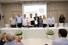 A Companhia de Saneamento do Paraná (Sanepar) vai ampliar o abastecimento de água e o esgotamento sanitário em Laranjeiras do Sul, no Centro-Oeste do Estado. A empresa está investindo R$ 17,6 milhões em obras no sistema de abastecimento e distribuição de água e mais R$ 1,9 milhão em melhorias no tratamento do esgoto. Foto: Divulgação/Sanepar