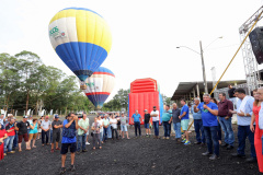 Aventura e Natureza, em Ribeirão Claro. Participaram: prefeito de Ribeirão Claro, Mario Augusto Pereira; diretor superintendente de Espotes, Hélio Wirbiski; diretor presidente do ITCG, Mozarte de Quadros Junior;   entre outros.Ribeirão Claro, 23-11-19.Foto: Arnaldo Alves / AEN.
