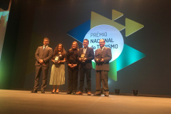 Na Semana Nacional do Turismo, o Paraná concorreu com projetos selecionados entre as Iniciativas de Destaque do Prêmio Nacional de Turismo. Ações de Foz do Iguaçu e de Guarapuava foram selecionadas entre mais de trezentos inscritos. A cerimônia de premiação aconteceui nesta quarta feira (04) em Belo Horizonte (MG).Foto: Edson Thomaz