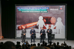 A Secretaria de Estado da Justiça, Família e Trabalho comemora o Dia Nacional da Justiça e da Família nesta sexta-feira (06), em Curitiba, com uma palestra do vice-presidente da República, Hamilton Mourão.  06/12/2019  -  Foto: Geraldo Bubniak/AEN