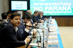 Governador Carlos Massa Ratinho Junior em reunião com os secretários. Curitiba,10/12/2019 Foto:Jaelson Lucas / AEN