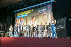 O Governo do Estado do Paraná anuncia nesta quarta-feira (11),  no Museu Oscar Niemeyer, em Curitiba, medidas para fortalecer as políticas públicas de proteção à criança e ao adolescente.Além disso, prefeitos de 21 municípios formalizam a adesão ao programa Criança Feliz, de atenção à primeira infância.Curitiba, 11/12/2019 - Foto: Geraldo Bubniak/AEN
