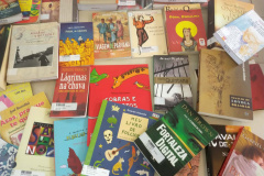 O Departamento Penitenciário do Paraná (Depen) recebeu milhares de livros doados pelo Serviço Social do Comércio do Paraná (Sesc/PR) para serem destinados às unidades prisionais que têm o programa de remição de pena pela leitura, que atende cerca de 3,4 mil presos por mês no Estado. Entre as obras doadas, há clássicos da literatura nacional e livros infantis, que serão encaminhados à Creche Cantinho Feliz, da Penitenciária Feminina do Paraná. Foto: Depen