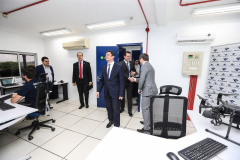 O Governador Carlos Massa Ratinho Junior e o ministro da Justiça e Segurança Pública, Sergio Moro, inauguram nesta segunda-feira (16),  em Foz do Iguaçu, as operações do Fronteira Tech  na Ponte Internacional da Amizade, que liga Foz do Iguaçu/PR à Ciudad del Este/PY. A iniciativa promover o uso de tecnologias digitais com foco na segurança pública. Foz do Iguaçu, 16/12/2019 -  Foto: Geraldo Bubniak/AEN