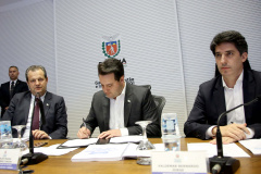 Governador Carlos Massa Ratinho Junior da posse aos novos conselheiros  do Conselho Paranaense de Ciência e tecnologia. Curitiba,17/12/2019 Foto:Jaelson Lucas / AEN