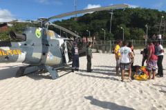 Desde o dia 20/12, quando iniciaram-se oficialmente os trabalhos do Verão Maior 2019/2010, os integrantes do BPMOA já concluíram 43 operações aéreas. 
Foto: SESP