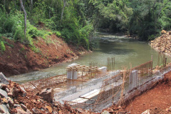 Obras, que seguem dentro do cronograma, ampliam em 25% a produção de água da cidade
Foto: Sanepar