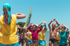 O esporte chegou na operação Verão Maior para agitar e esquentar ainda mais o clima nas areias do Litoral paranaense. Muitas atividades esportivas, recreativas e de entretenimento são ofertadas aos turistas, veranistas e a comunidade local a partir de quarta-feira (08). As atividades são coordenadas pela Superintendência Estadual do Esporte. Foto: Thiago Chas/Esporte Paraná