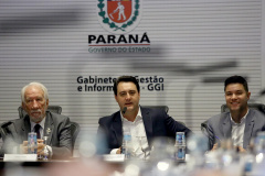 Governador Carlos Massa Ratinho Junior autorizou a criação do Conselho de Desenvolvimento Empresarial e de Infraestrutura do Paraná, que ficará encarregado de estabelecer plano de ações para colaborar com desenvolvimento do Estado.
Foto: Jaelson Lucas/AEN