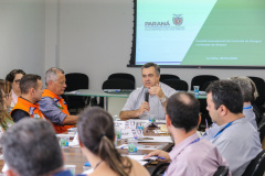 Reunião do Comitê Intersetorial do Controle da Dengue no Paraná, na Secretaria de Estado da Saúde, para alinhar novas ações de combate ao mosquito transmissor da doença em 2020.   09/01/2020  -  Foto: Geraldo Bubniak/AEN