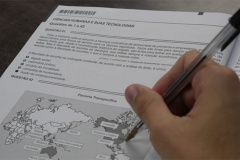 Os Adolescentes que cumprem medidas socioeducativas nas Unidades de Internação do Paraná realizaram as provas do Exame Nacional para Certificação de Competências  de Jovens e Adultos (Encceja PPL/2019) e 82% dos participantes obtiveram aprovação em ao menos uma das áreas de conhecimento.  -  Foto: Divulgação
