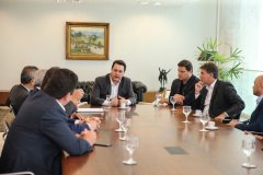 Projeto prevê a duplicação de aproximadamente seis quilômetros da rodovia, entre o posto da Polícia Rodoviária Federal (PRF) e o trevo do distrito de São João do Oeste. Projeto executivo será doado pela Associação Comercial e Industrial de Cascavel (ACIC) - Foto: Geraldo Bubniak/AEN