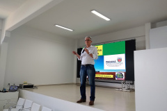 Secretário da Agricultura apresentou os passos dados pelo Estado nos últimos anos para a conquista de novos mercados mundiais. Ele também fez histórico dos avanços do Paraná nesta área, nos últimos anos. Foto: Evandro Fadel/SEAB