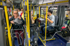 Os 5 veículos, todos zero km, são mais uma inovação que a Comec traz para o sistema metropolitano, com o objetivo de tornar o embarque dos passageiros mais rápido, e com isso ganhar tempo nos trajetos.
Foto: COMEC