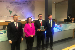 O prêmio, que aconteceu em Madri, na Espanha, é disputado apenas por organizações que já tenham sido reconhecidas por premiações em âmbito nacional, como é o caso da Copel. Curitiba 05/02/2020
Foto: Divulgação/Copel