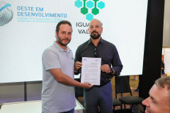 Edital é da Fundação Araucária e Parque Tecnológico Itaipu e foi lançado durante o Show Rural, em Cascavel. Foco do programa é o desenvolvimento de novas empresas.
Foto: Kiko Sierich/Fundação Araucária