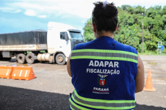 ADAPAR - Posto de Fiscalização de Trânsito Agropecuário. Barracão, 15/01/2020 -  Foto: Geraldo Bubniak/AEN