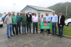 O Governo do Estado inaugurou nesta terça-feira (11) em Campina Grande do Sul, na Região Metropolitana de Curitiba, o novo Posto de Fiscalização de Trânsito Agropecuário, da Agência de Defesa Agropecuária do Paraná (Adapar). Também foi assinado um termo que determina a cessão do posto do Fundepec para a Adapar.  - Campina Grande do Sul, 11/02/2020  -  Foto: Gisele Barão/SEAB