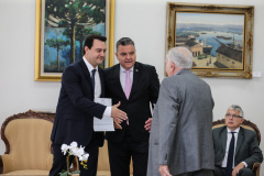 O Governador Carlos Massa Ratinho Junior participa nesta segunda-feira (17),  da solenidade para o pagamento de precatórios preferenciais a credores que participaram das rodadas de negociação promovidas pelo TJPR no ano passado.   Curitiba, 04/02/2020 - Foto: Geraldo Bubniak/AEN