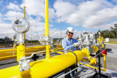 A Compagas (Companhia Paranaense de Gás) aumentou a sua distribuição em 20% em 2019. O volume de gás distribuído no Paraná alcançou a média anual de 1,4 milhões de m³/dia. O resultado confirma o bom momento da indústria paranaense, que registrou crescimento de 5,7% no ano, o melhor desempenho do país.  Curitiba, 26/02/2020  -  Foto: Divulgação COMPAGAS