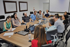A Companhia Paranaense de Gás (Compagas) recebeu, nesta terça-feira (10), uma equipe técnica da Transportadora Brasileira Gasoduto Brasil-Bolívia (TBG), operadora do Gasbol em território nacional, para um workshop cujo objetivo foi apresentar a agenda da TBG para a oferta de capacidade de transporte de gás natural em 2020. Foto: Compagas
