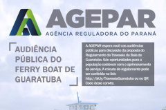 Agepar promove audiências públicas sobre a travessia de Guaratuba