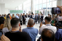 Governo do Paraná anuncia medidas para enfrentamento ao coronavírus. Foto: Jaelson Lucas/AEN