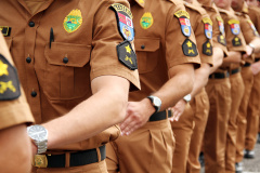 Estão abertas as inscrições do concurso público para seleção de 2,4 mil policiais e bombeiros. Foto:SESP