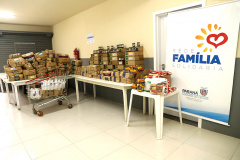 Doações destinadas a entidades sociais prioritárias começam a ser recebidas pela Rede Família Solidária
. Foto:SEJUF