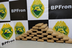 BPFron apreende 5,4 toneladas de maconha no 1.º quadrimestre. Foto:PMPR