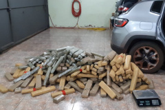 PCPR apreende cerca de três toneladas de drogas em 15 dias. Foto: Polícia Civil